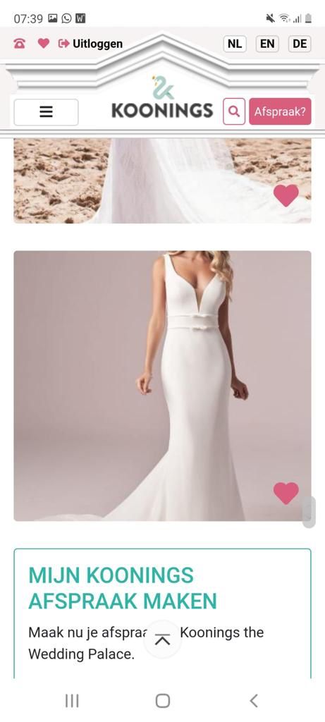 Luxe trouwjurk Rebecca Ingram Ivoor Regular Lang V-nek Nieuw (Onveranderd) Natuurlijk Onbekende maat